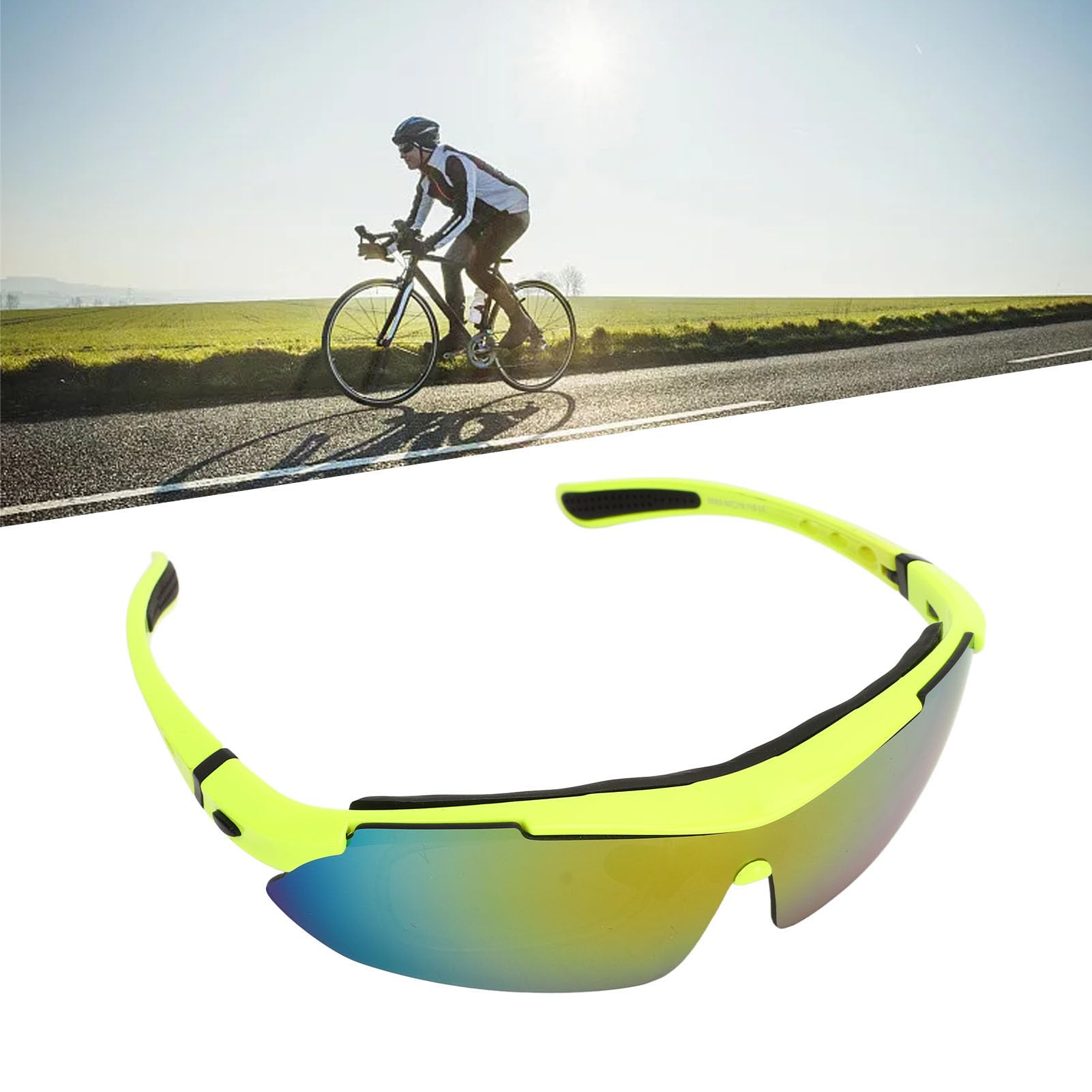 Lunettes De Soleil Polarisées Sport - Protection Vent Et Poussière - Pour Vélo, Moto, Course, Pêche - Unisexe