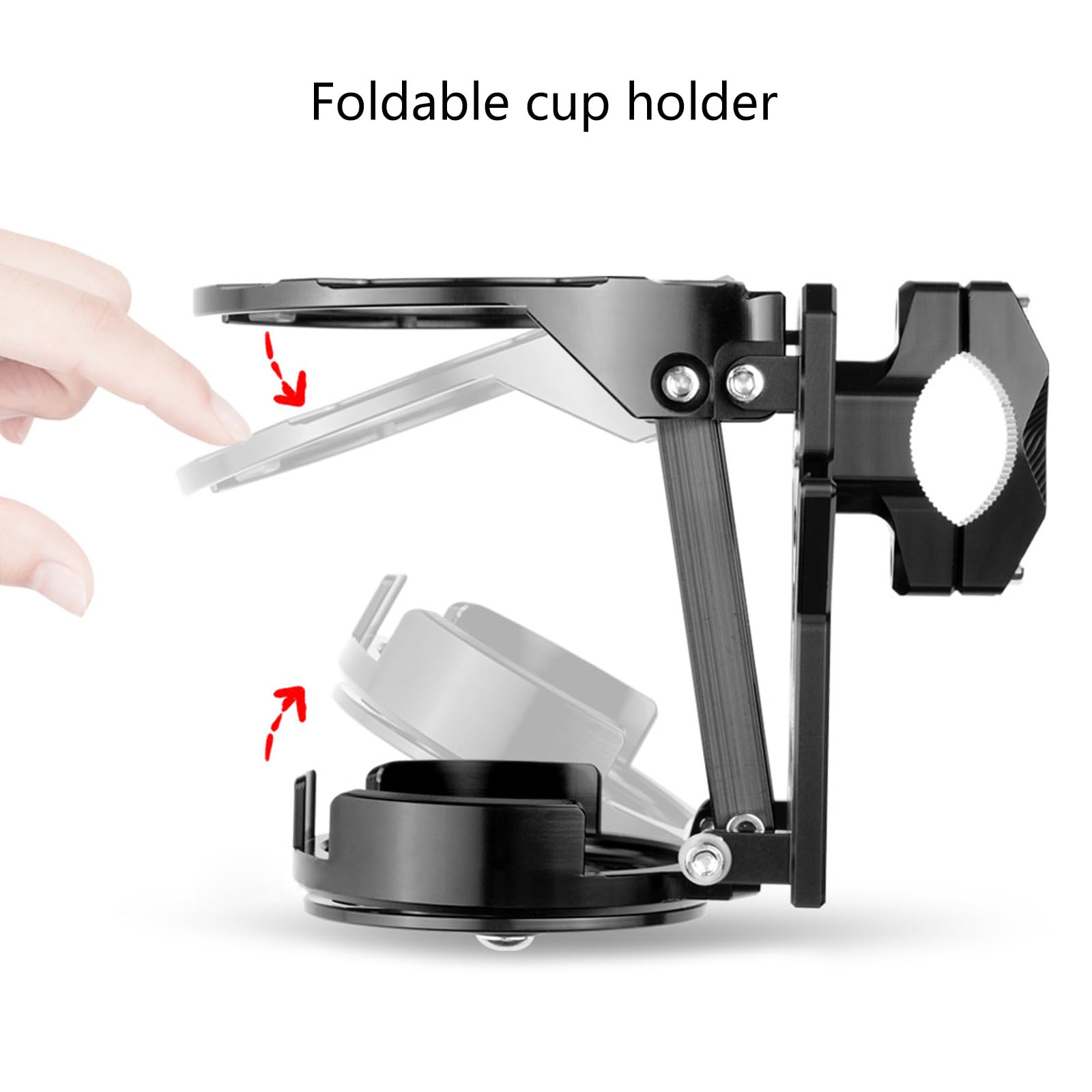 Soporte giratorio resistente al viento para bicicleta, soporte de aluminio para botella de agua, actualizaciones para bicicletas eléctricas de carretera, montaña, taza giratoria para motocicletas UTV