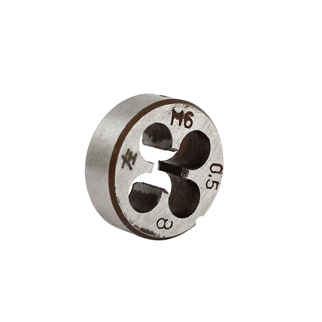 Aexit M6 x Dies 0.5mm Metric 20mm OD Dia Steel Round Threading Die Thread Hex Threading Dies Cutting Tool