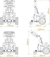 Vista 8 de Nexbit - Kit de robot para programación de microbits, proyecto educativo STEM AI Vision, robot inteligente con tutoriales para aprendizaje