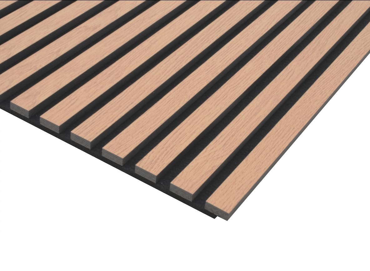 Pannelli fonoassorbenti e decorativi, rivestimento murale rovere - pannelli da 57,2 x 120 x 1,9 cm