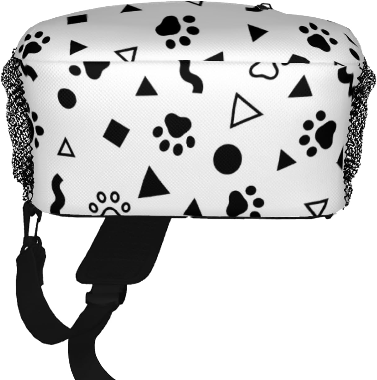 Crossbody Sling Puppy Footprint Pattern Backpack Chest Bag Waterproof Daypack Fanny Pack Cross Body Bag for Women Men Travel Shopping Leisure Sport