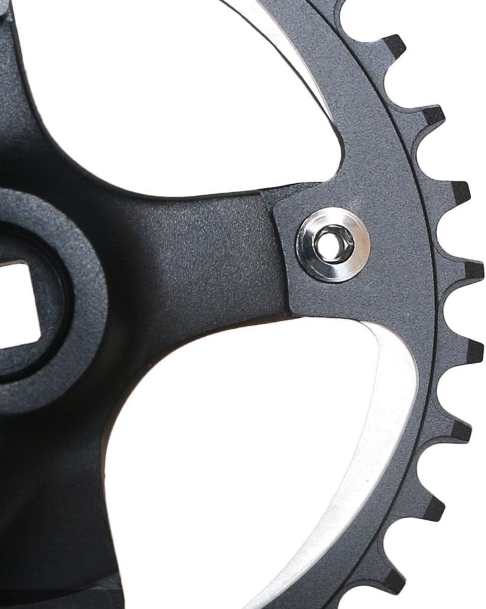 Guarnitura A velocità Singola di Ricambio da 152/165/170 Mm (pedivelle, Disco A Dente Singolo) Il Set di Pedivelle È 30/32/34/36/38/40T for Bicicletta Pieghevole da Città