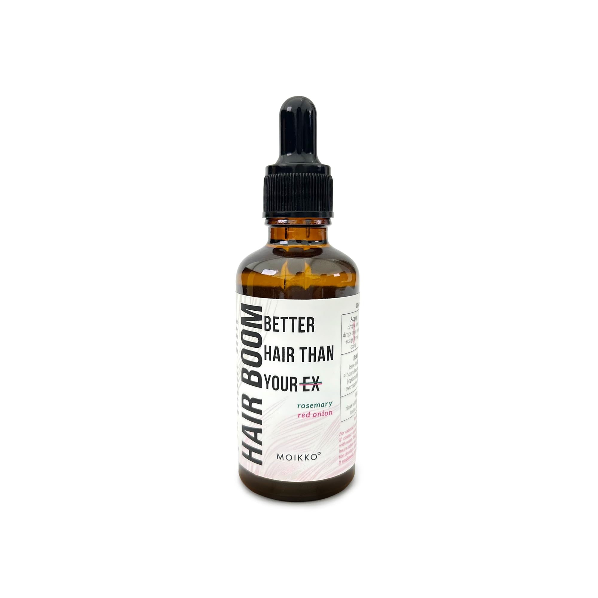 Hair Growth Oil 100% Natural with Castor, Jojoba, Avocado, Hibiscus, Argan, Peppermint, Basil, Aloe, Red Onion