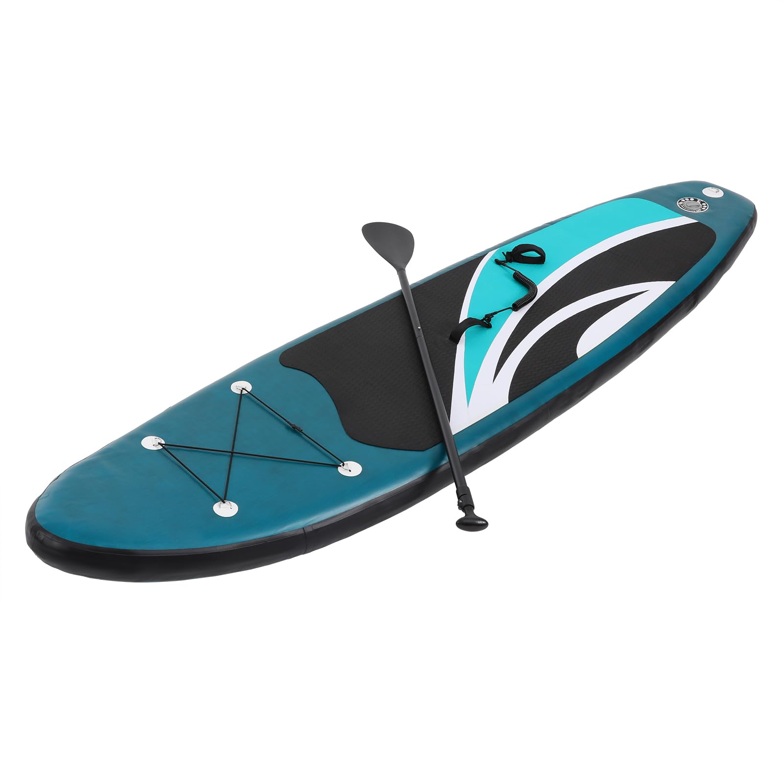 Deska SUP nadmuchiwana z pompką i wiosłem, nośność do 150 kg, zestaw do paddleboardingu