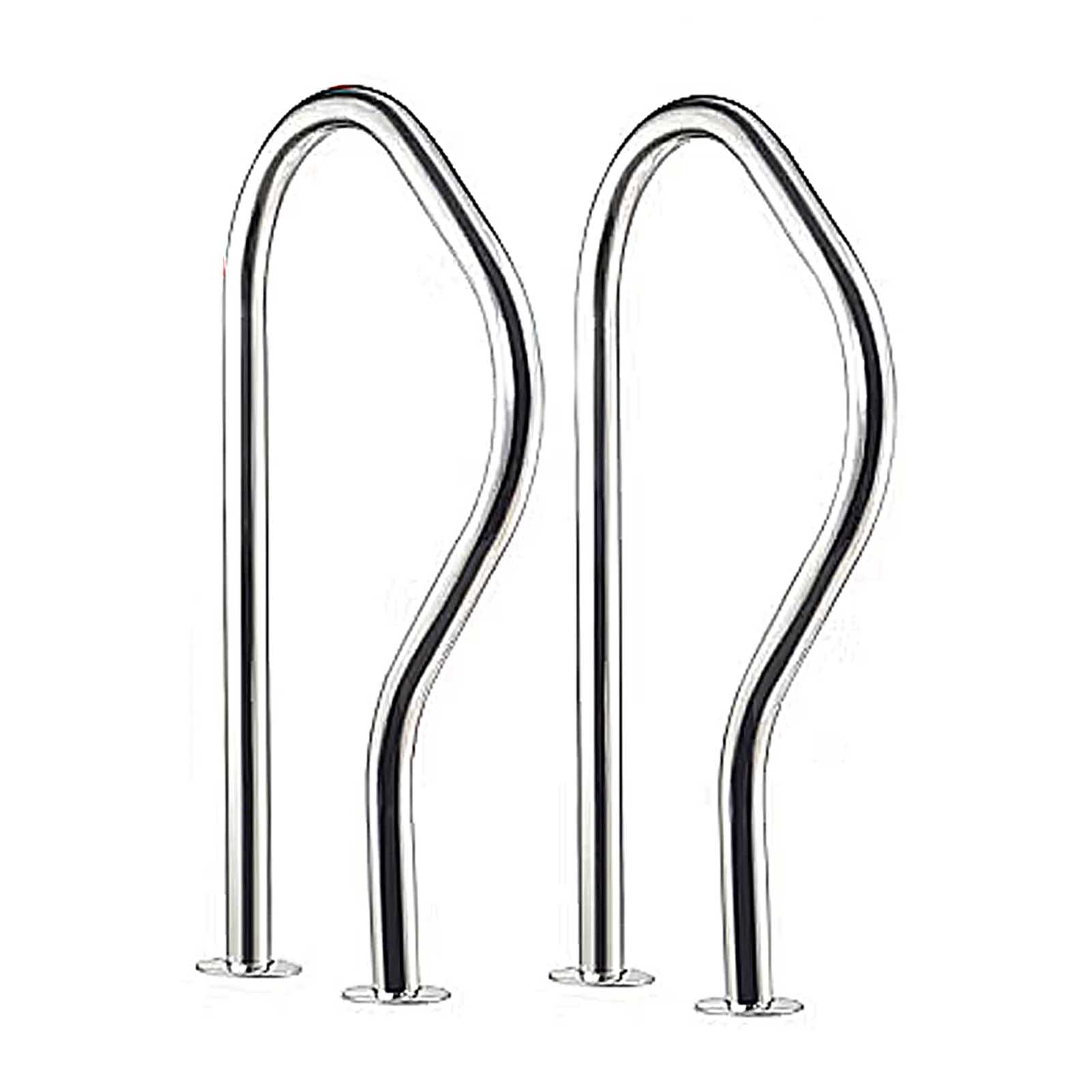 Rail de piscine inox 304 pour sécuriser l'accès aux bassins de 80x47cm