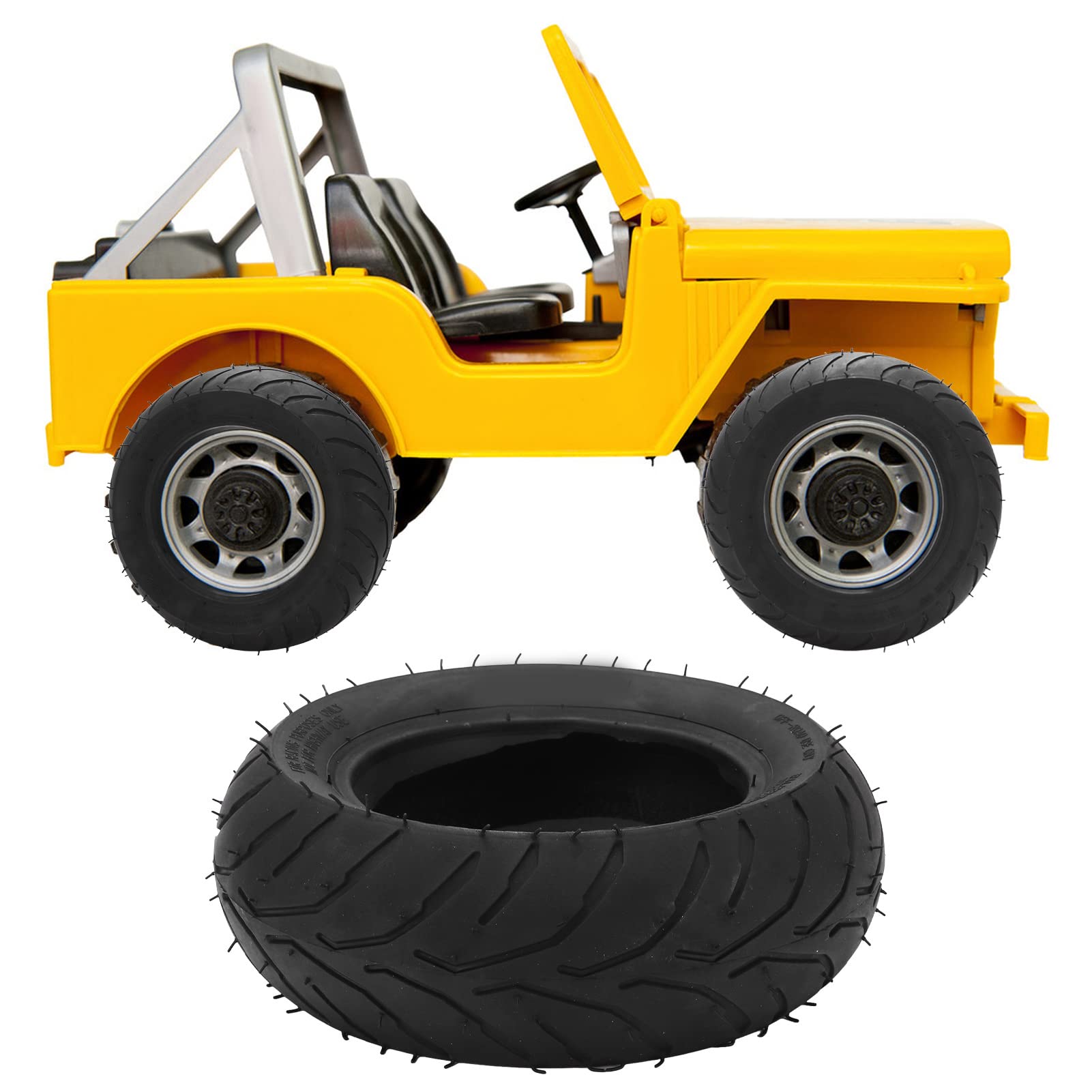 Aeun 90/65-6,5 Reifen- und Schlauchset, Gummi 90/65-6,5 Innen-Außenreifen-Stoßdämpfung für 49ccm Mini Dirt Bike
