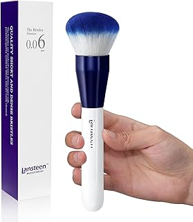 Lansteen Large Powder Brush,Premium Fluffy Face Kabuki Bronzer Brush-Perfect for Blush,Setting Loose Powder,Minerals,Found...