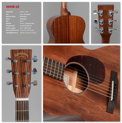 Sigma 000 guitare western – 15 m - Les Beatles, Paul McCartney, John Lennon, RIngo Starr, George Harrison Sigma 000 guitare western - 15 m – Image 3