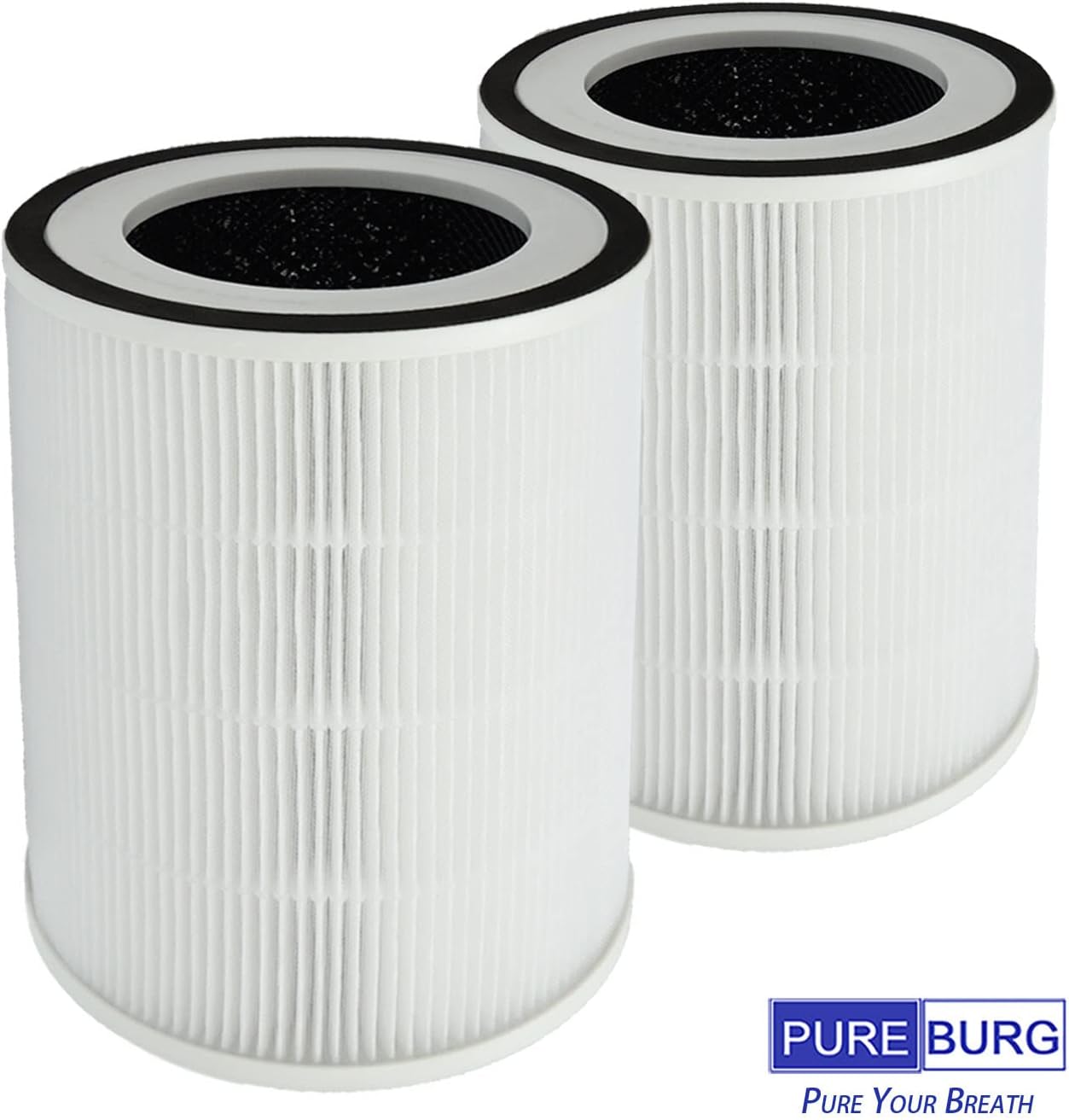 PUREBURG Replacement Filter Compatible with Afloia KILO,KILO PRO, KILO PLUS, MIRO & MIRO PRO,Morento Kilo Kalo Air Purifier & CUCKOO CAC-I0510FW,2-Pack H13 HEPA - Image 4