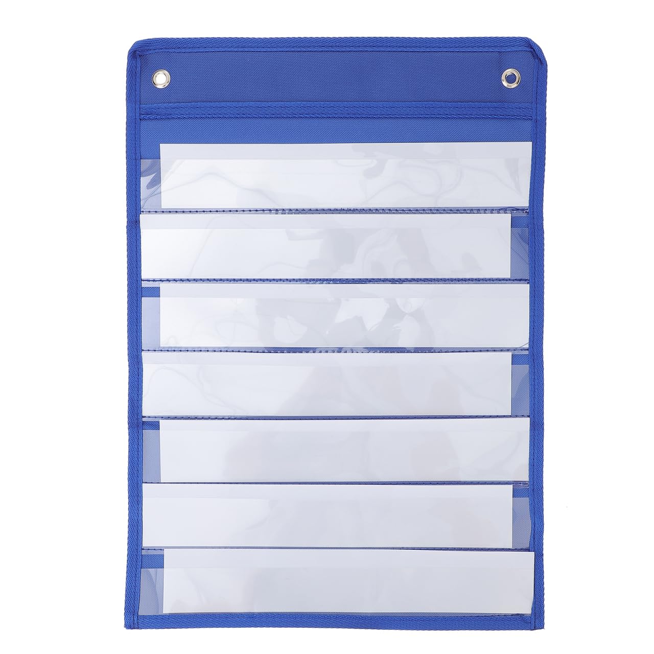 GALPADA Magnetic Hanging Pocket Chart Storage Bag with 7 Transparent Pockets and 10 Dry Erase Boards for Classroom Essentials Teaching Spelling Math Scheduling