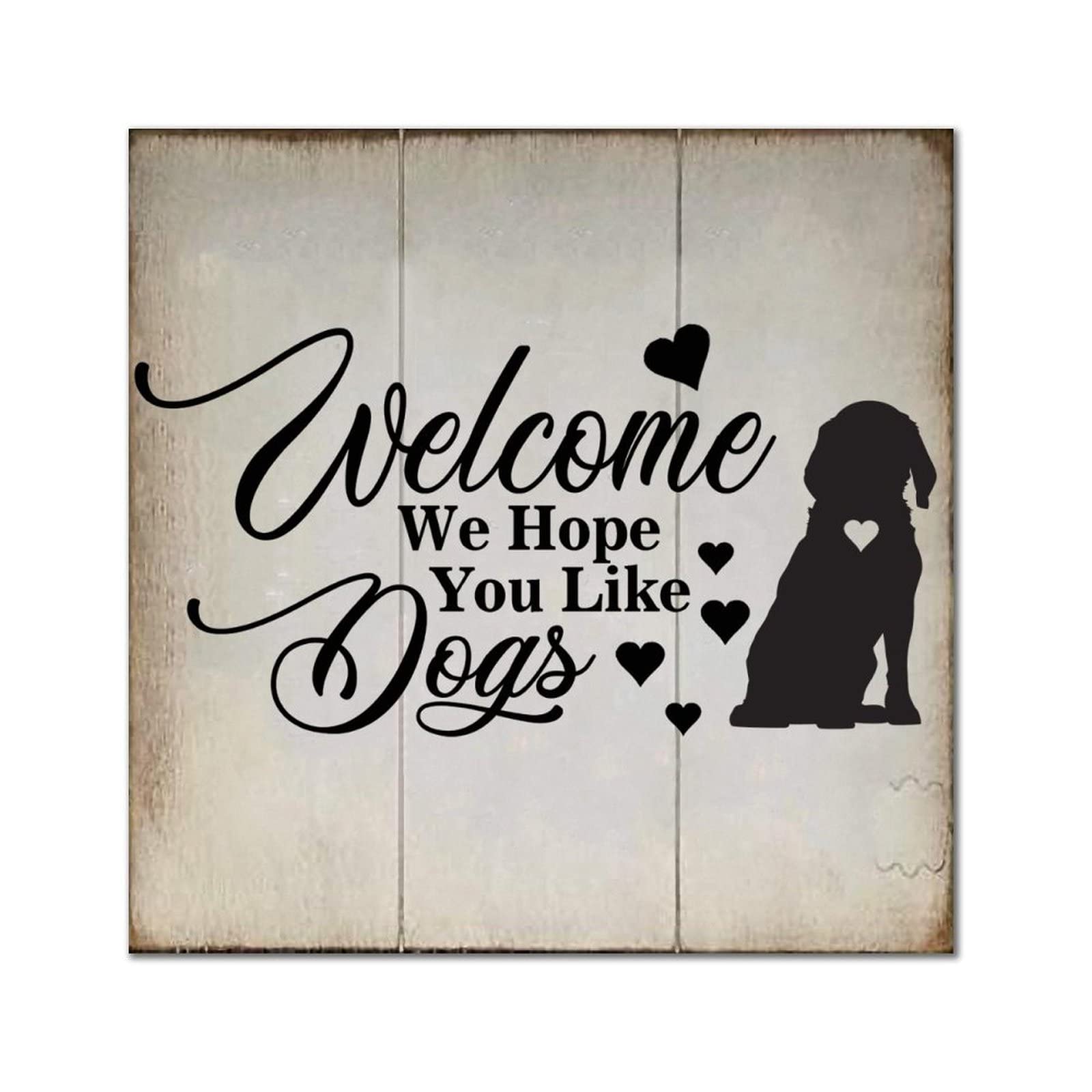 Plaque en bois Basset Hound pour masquer les imperfections murales avec style