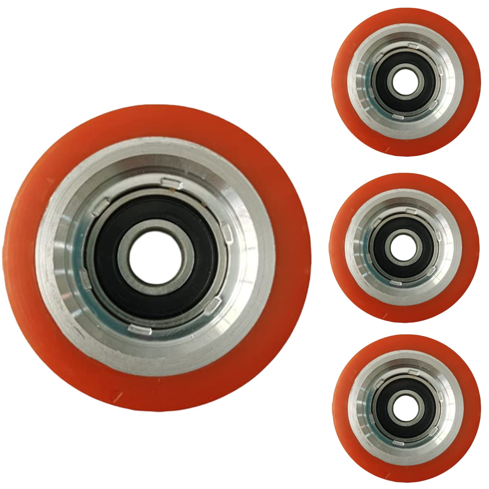 70298701 70052601 4PCS Steel Dryer Support Roller Bearing SURPOUF 70052601P 70298701P Fits for Alliance IPSO Huebsch