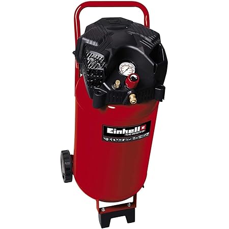 Einhell 4010393 Kompressor TH-AC 240/50/10 OF (1500 W, 240 l/min Ansaugl., 50 l Kessel, 10 bar max. Betriebsdruck, öl- und wartungsarm, Druckminderer, Manometer)