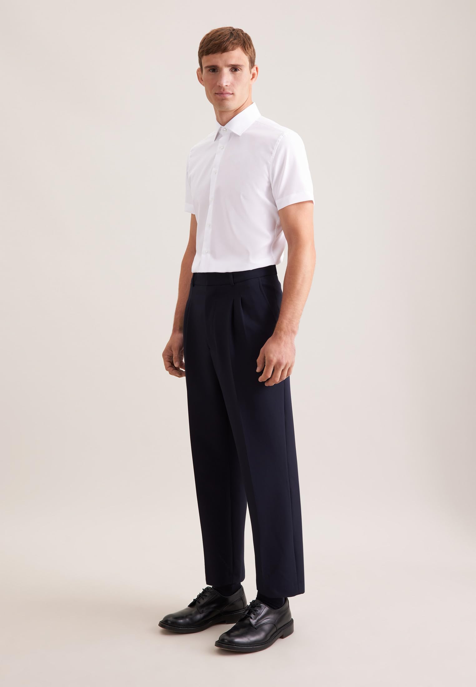 Seidensticker Herren Men Slim Shortsleeve Cotton Businesshemd (1er Pack)