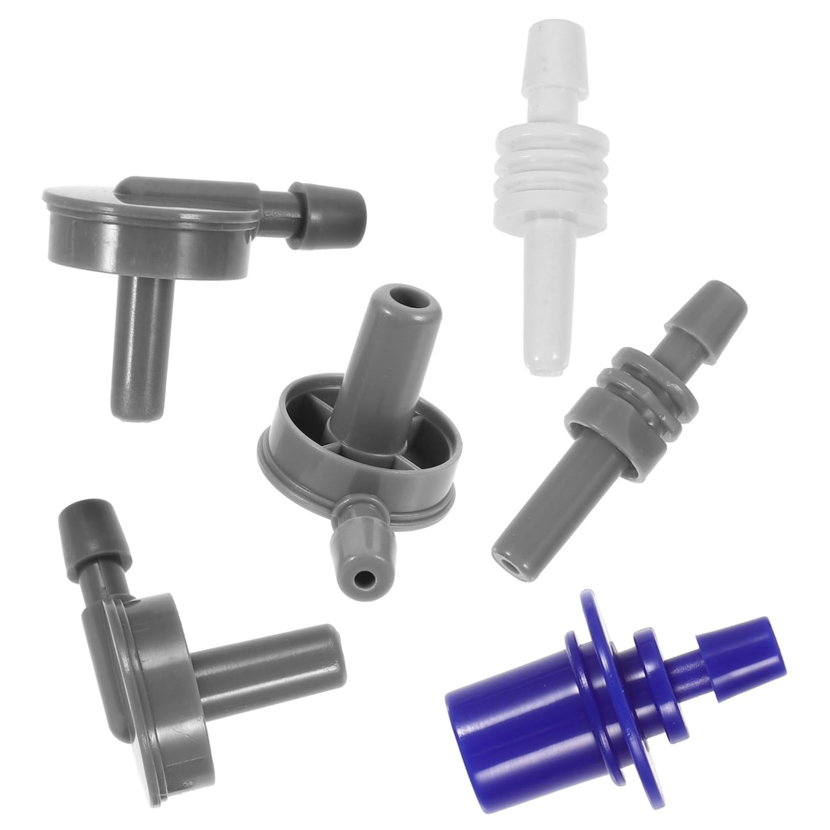 VALICLUD 4 Set Connettori Per Bracciali Misurazione Pressione Adattatori Per Maniche Sfigmomanometro Compatibili Con Facili E Riutilizzabili Design Leggero E Portatile 6 Pezzi*4