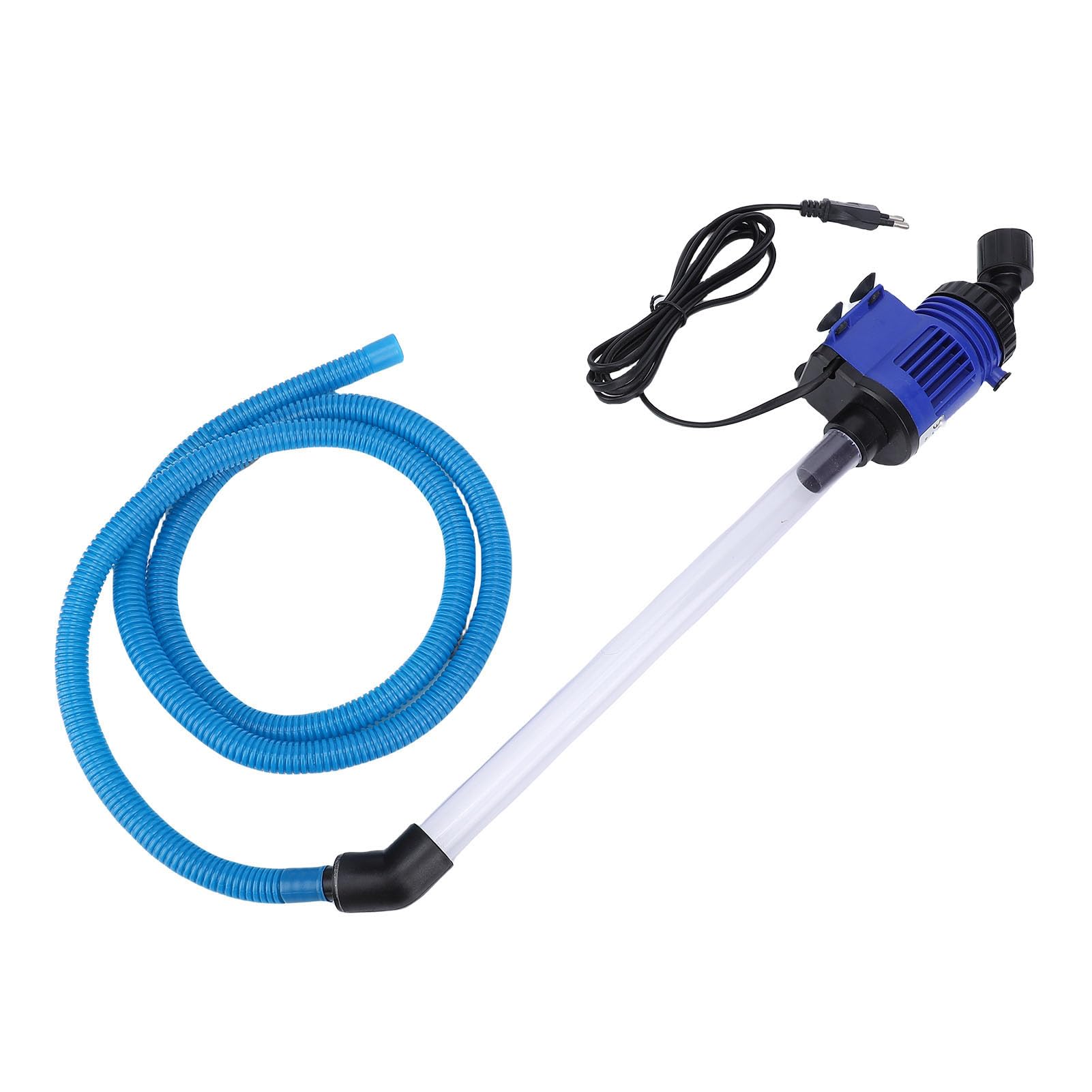 Aspirador Eléctrico de Grava para Acuario, Cambiador de Agua Eficiente para Peceras con Fuerte Potencia de Succión para Limpiar Desechos de Peces y Lavar (Enchufe de la UE 220V)