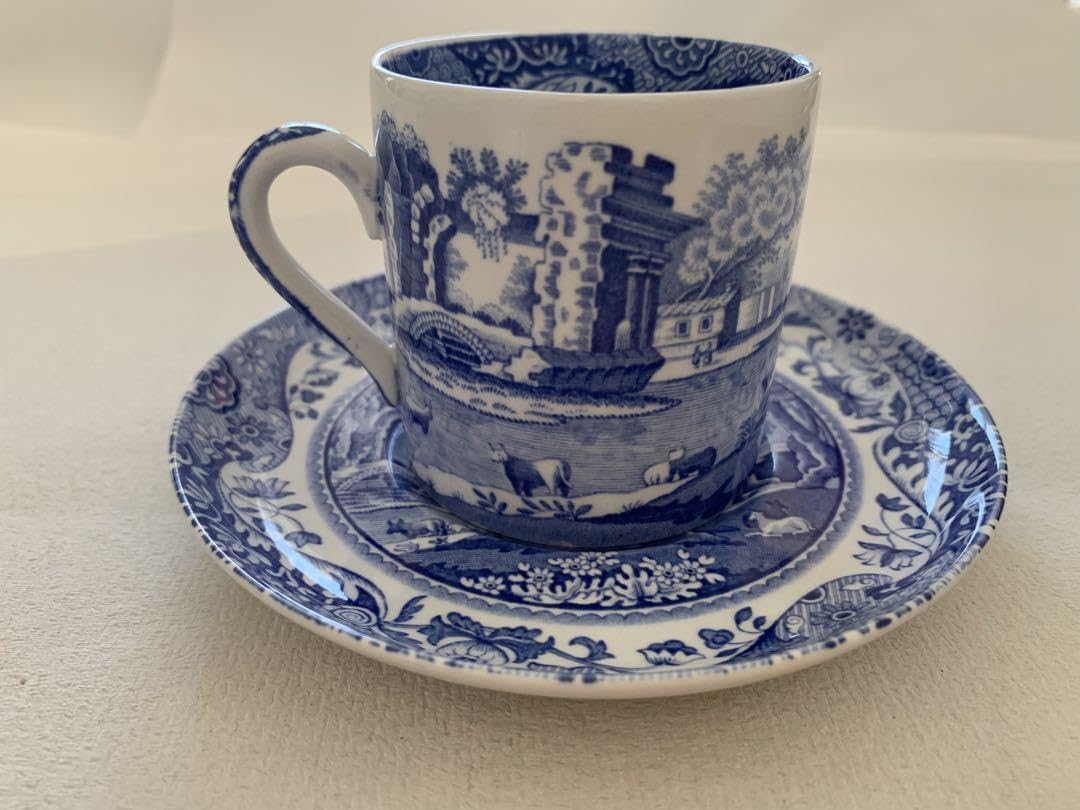 Amazon.co.jp: Spode スポード ブルーイタリアン デミタスカップ 