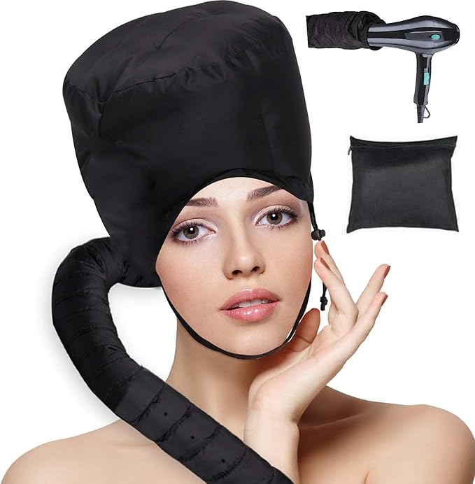 Hood Hair Dryer, Drying Cap Hair Steamer, Adjustable Hooded for Hand Held Hair