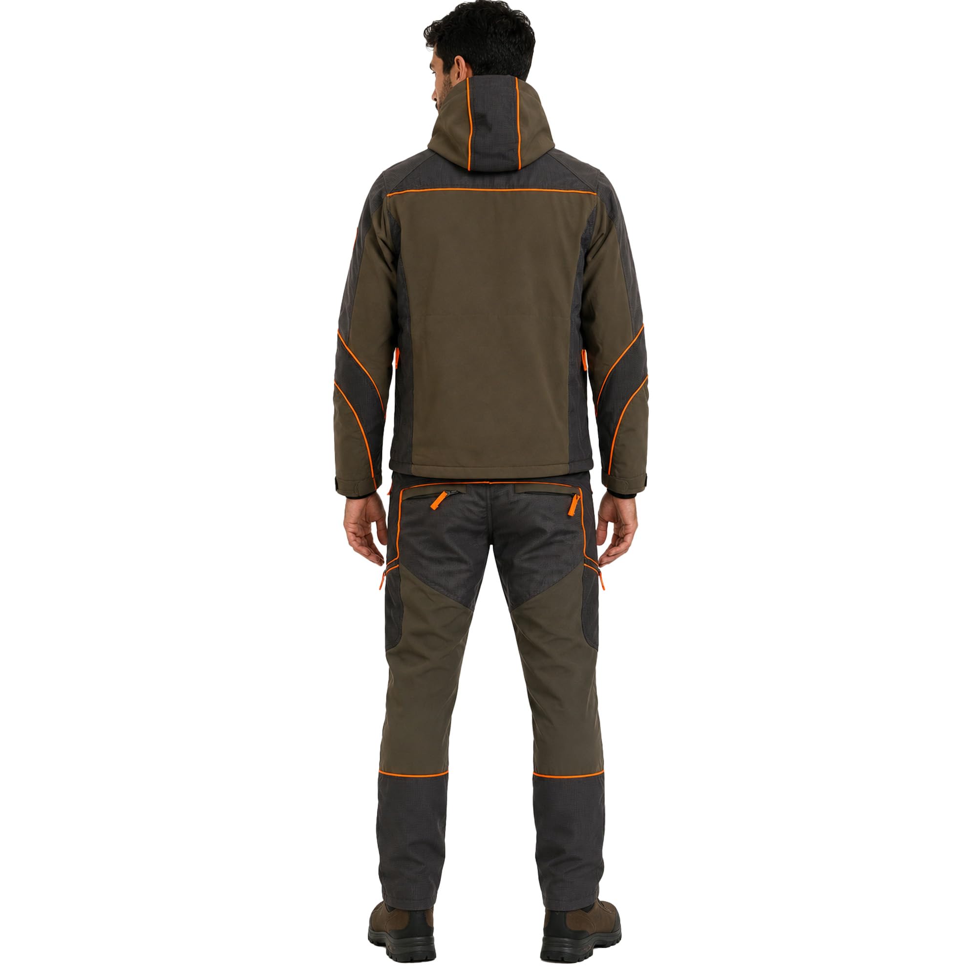 fratelliditalia.org Completo Tecnico Softshell e pantalone elasticizzato antistrappo impermeabile antivento ideale caccia lavoro e Outdoor