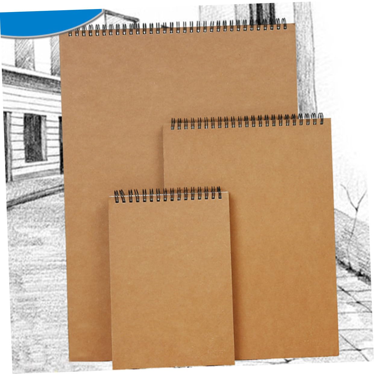 Hohopeti 1pezzi Sketch Book Spirale Per Schizzi e Disegni Taccuino Creativo Per Pittura Adatto Per Casa Scuola e Ufficio Facile Da Trasportare e Utilizzare
