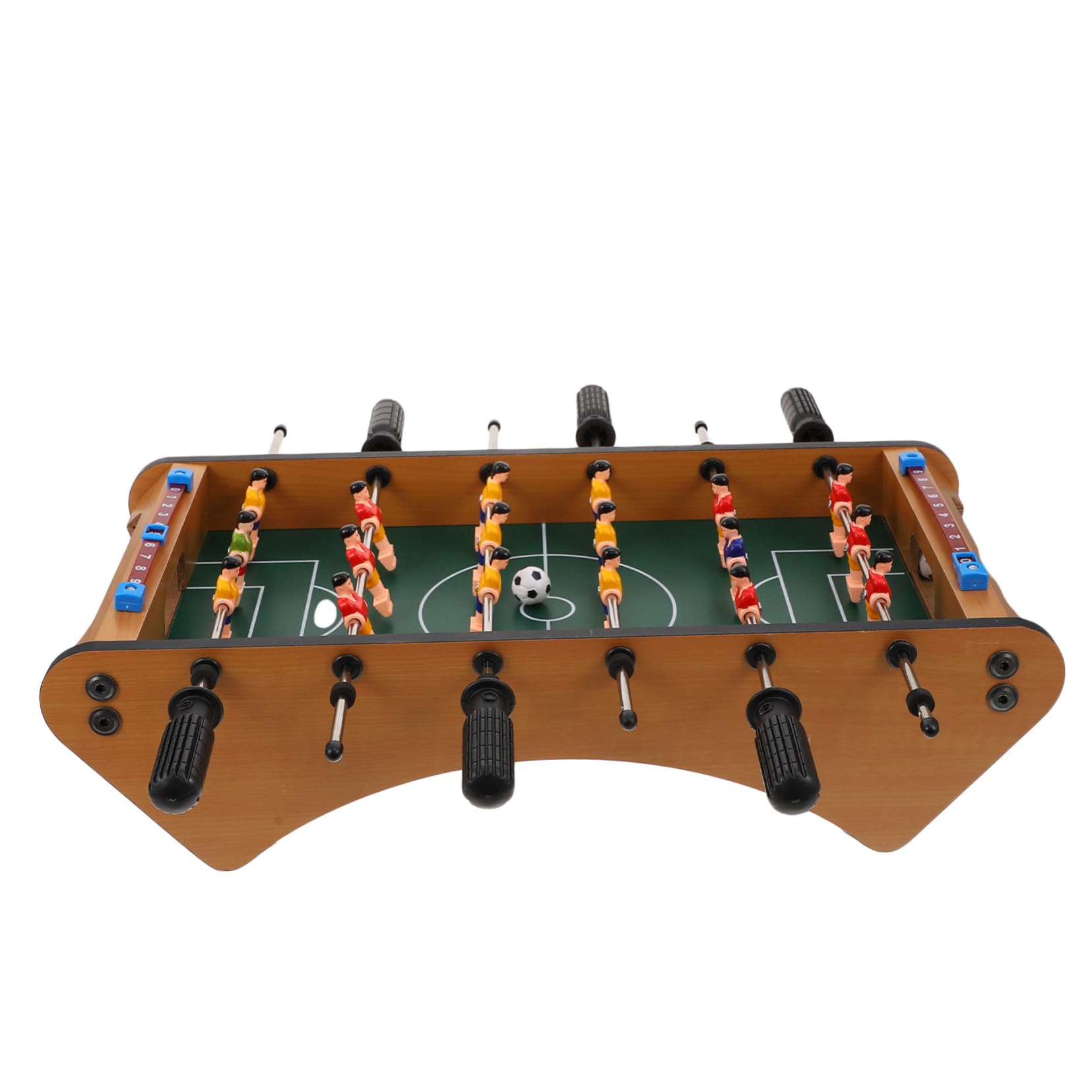 Gioco da Tavolo Calcio Balilla per Ragazzo Ragazza e Famiglie, Plastico Resistente Verde, Miglioramento Coordinazione Mano-occhio, Gioco Interattivo per Casa