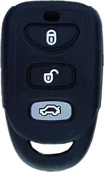 Smart Key Fob Remote Cover Case حامل واقي بدون سترة لعام 2006-2019 Hyundai Elantra Genesis Sonata Kia Sorento Forte Optima Rondo Spectra 3 الأزرار