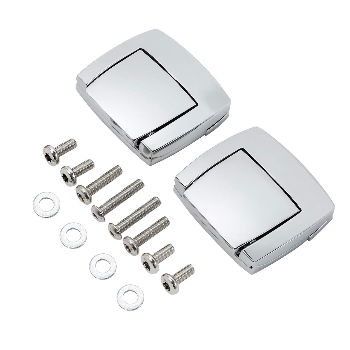 TCMTRazor Chopped King Tour Pack Trunk Latches Pak Latch Fit For Harley Touring Models Road King FLHT FLHX FLTR CVO Road Glide Street Glide Electra Glide Ultra Classic 1980-2013