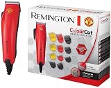 Remington Haarschneidemaschine Colour Cut Manchester United Edition (Netzbetrieben, selbstschärfende Edelstahlklingen, inkl. 17 teiliges Zubehör davon 11 Aufsteckkämme) Haartrimmer Herren HC5038