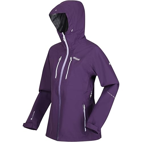 Regatta Womens/Ladies Carletta VI 3 in 1 Waterproof Jacket (14 US) (Dark Aubergine)