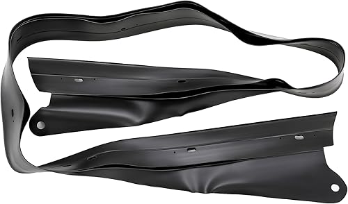 KUAFU Repuesto de riel de lluvia compatible con Mazda MX5 Miata 1990-2005 convertible suave superior de repuesto para riel de lluvia, color negro