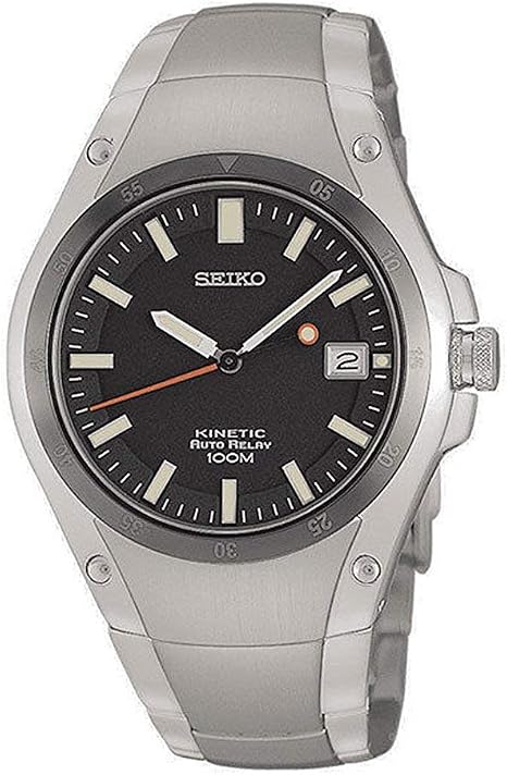 Seiko Kinetic Auto Relay SMA137 Sportura : Amazon.co.uk: Watches
