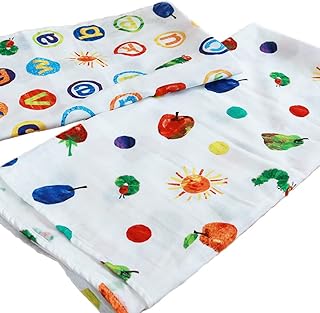 はらぺこあおむし マルチガーゼケット Eric Carle 日本製 2重ガーゼ おくるみ スワドル 授乳ケープ ひざ掛け 100×100cm (フルーツ)