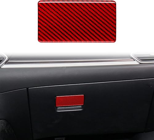 Compatible con caja de almacenamiento Copilot, marco de manija, cubierta de panel de fibra de carbono, accesorio interior para Mazda CX-5 2017 2018