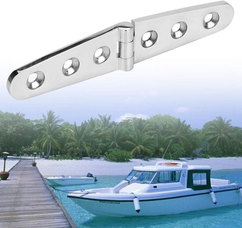 Door Hinges Universal 316 Stainless Steel Marine Boat Strap Hinge Cabin Hardware for Kayak Yacht 15230MM