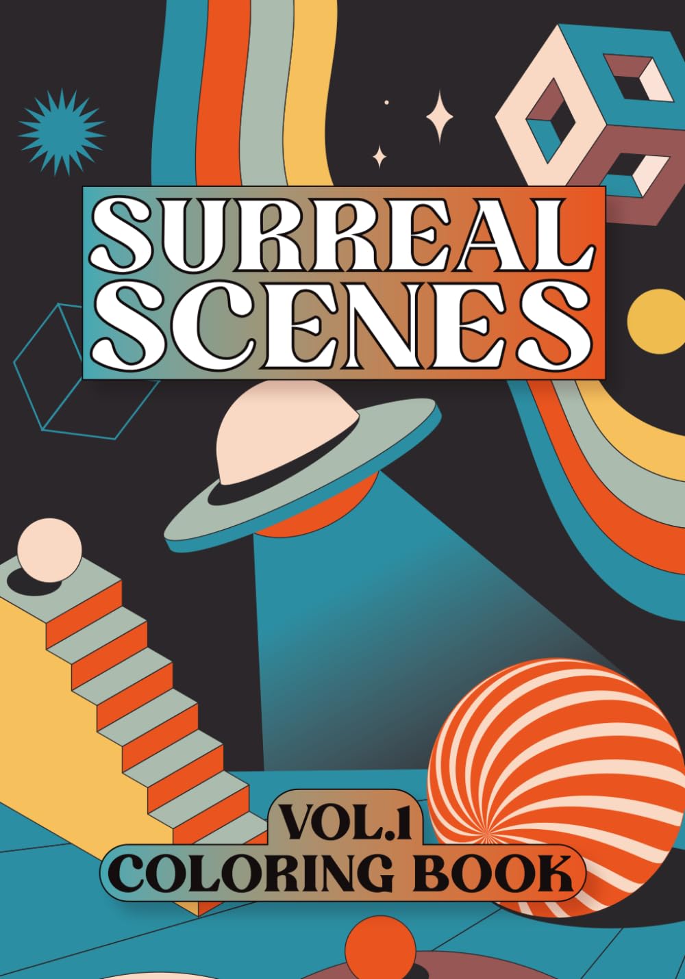 Surreal Scenes: Coloring Book VOL.1 (Decorative Patterns)
