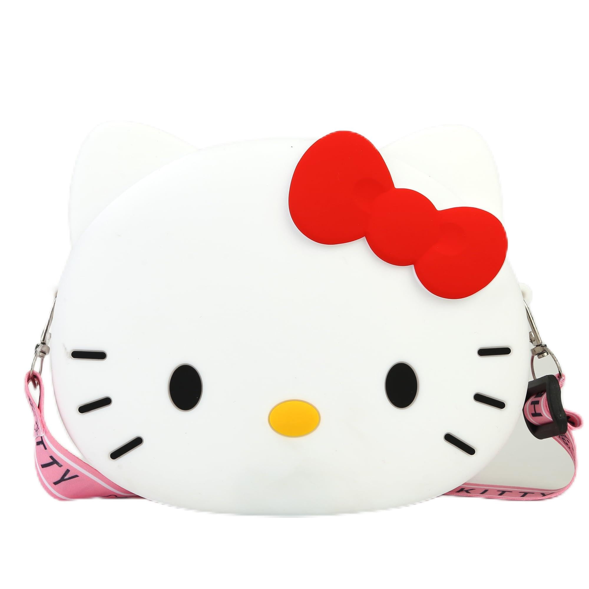 AQING Kawaii Kitty Bag Bow Cat Cross Body Bag,PU Princess Teen Handbag accessories Adjustable Strap Travel Holiday Gifts