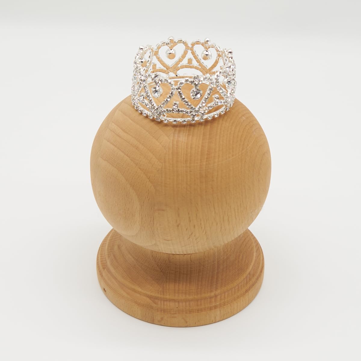 Zeroest Newborn Photography Crown Headband - Baby Princess Tiara for Infant Photo Shoots, Birthday Party -Rhinestone Prop