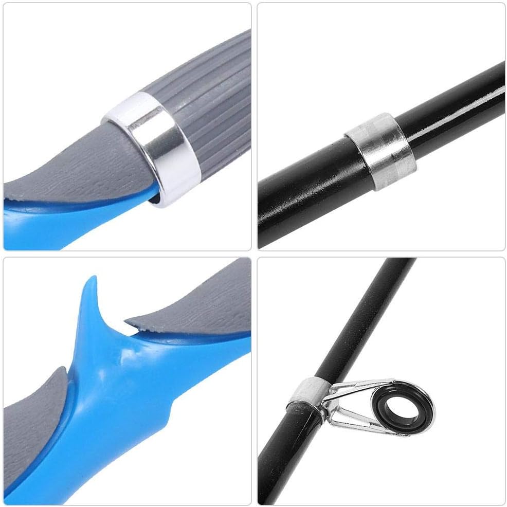 Alomejor Fishing Rod,Lightweight High Sensitivity Telescopic Pole Carbon Fiber Compact for Travel Freshwater Fishing Anglers Outdoor Adventures