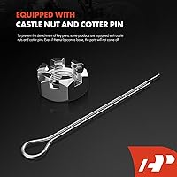 Vista 8 de A-Premium Kit Suepnsion de 10 piezas, brazo de control superior delantero, rótula inferior superior, extremo de barra de acoplamiento exterior