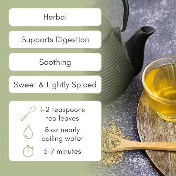 Organic Licorice Root - 2 oz Bag (approx. 30 servings) | Full Leaf Tea Co.