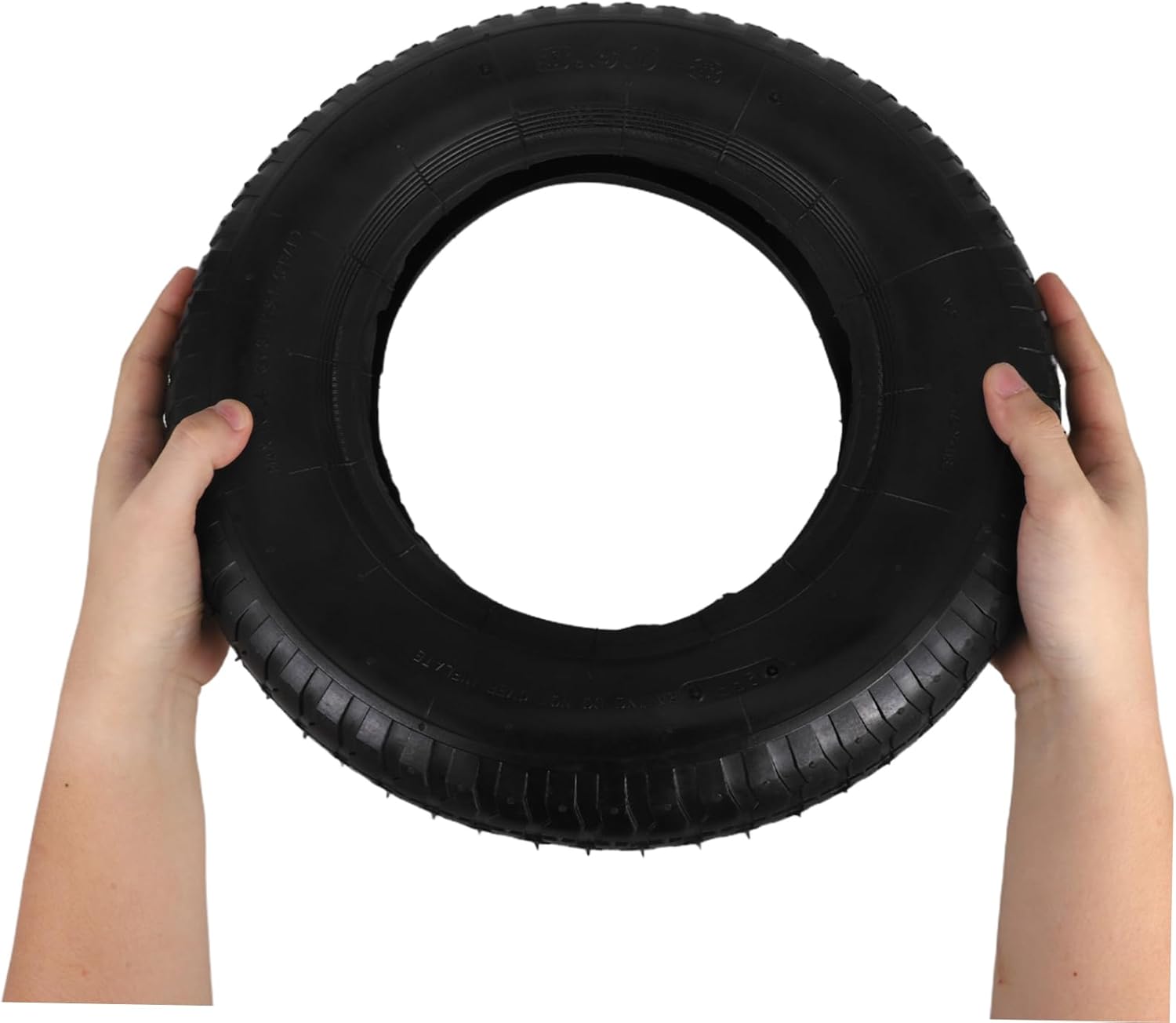 Yardwe Garden Cart Tire and Inner Tube Set Rubber Design with Straight Valve Stem for Easy Installation Durable and Reliable Replacement for Hand Trucks and Lawn Mowers