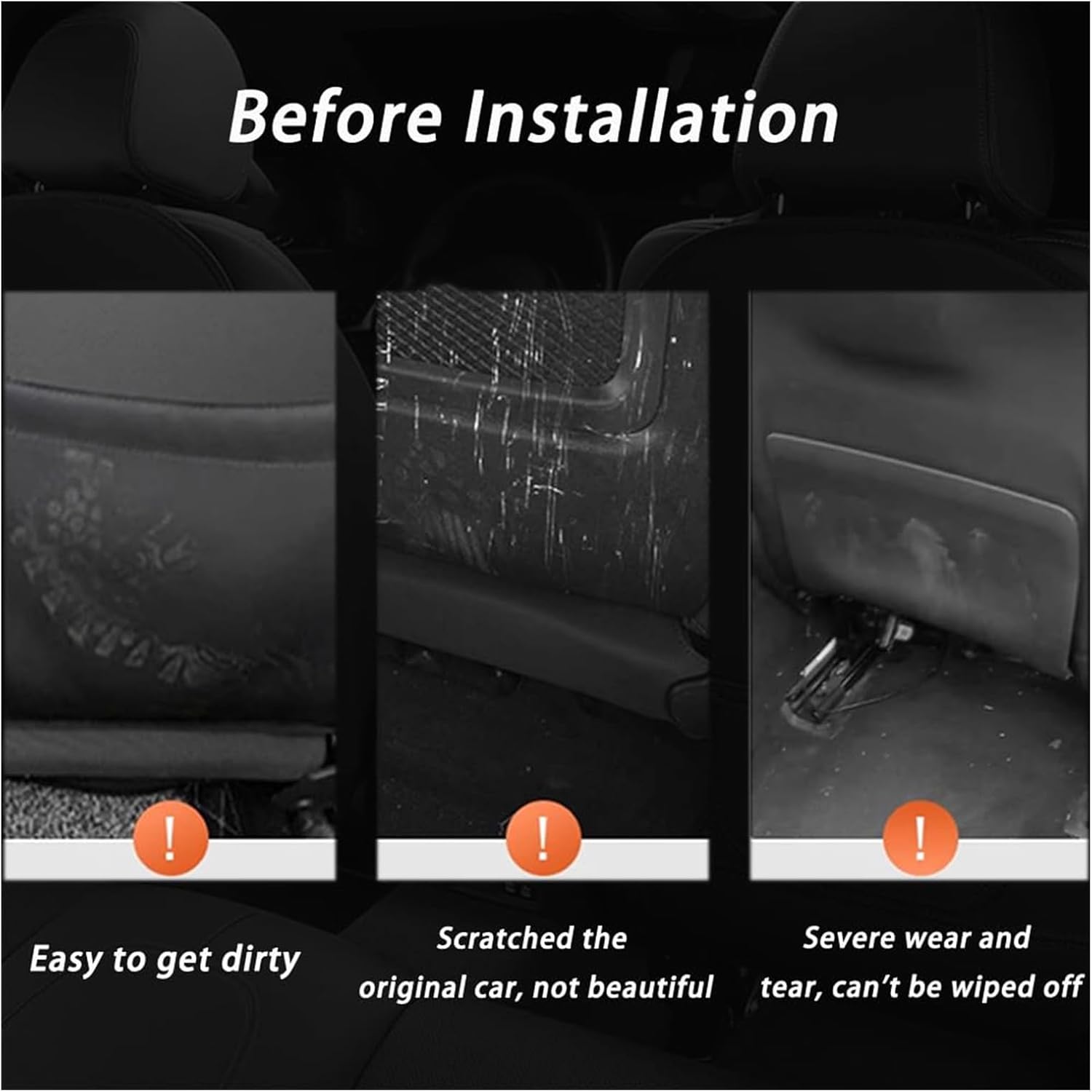 車シートバックポケットに適合するキア オプティマ K5 2016-2025車のシートバック保護アンチキックカバーパッドリア収納バッグ