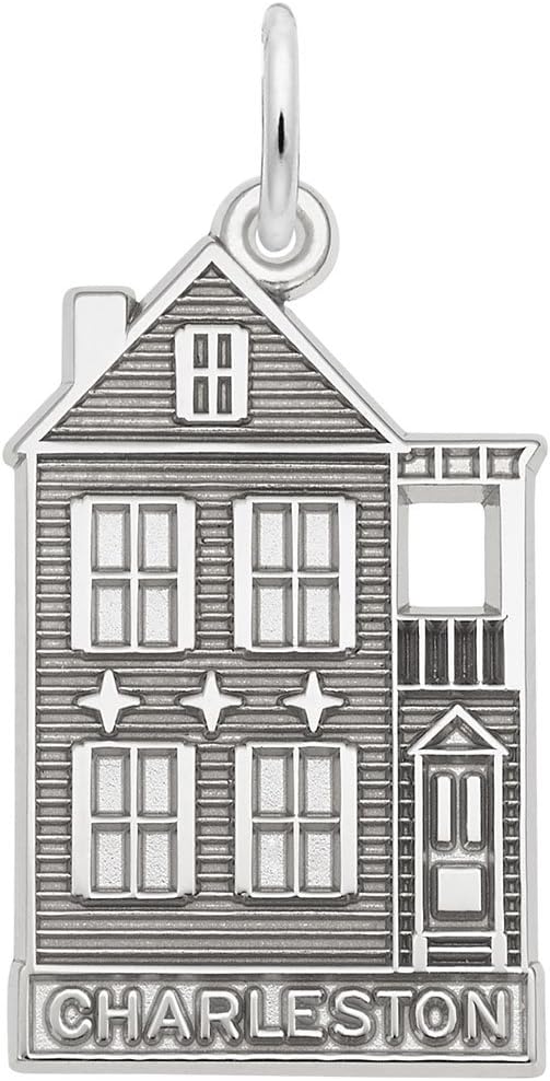 Charleston Row House Charm, Charms for Bracelets and Necklaces