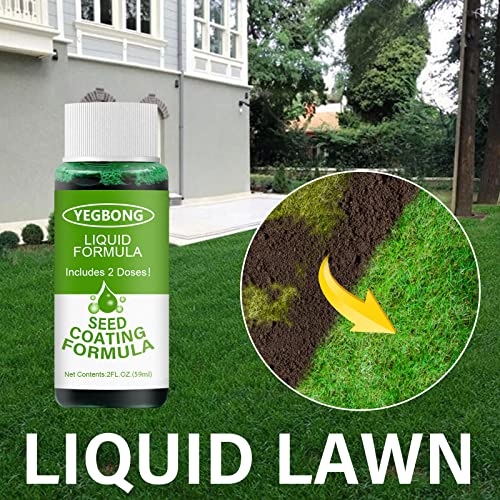 Kcrpm Greenrevive Hydroseeding Lawn Solution, Cowboy Green Grass Seed Spray, Liquid Green Grass Lawn Spray, Hippie Green Grass Spray, Green Dye For Lawn, Simple Lawn Solutions (1 Pack) #TOP4