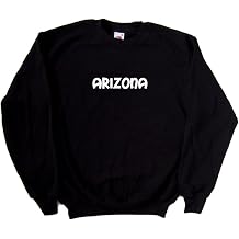 Arizona Text Black Sweatshirt