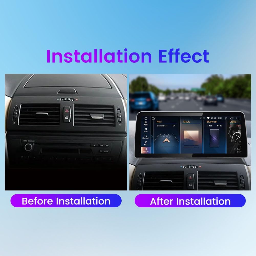 bmwx３アンドロイドナビ For BMW X3 E83 Snapdragon665 12.3inch Wireless Play Android AUTO