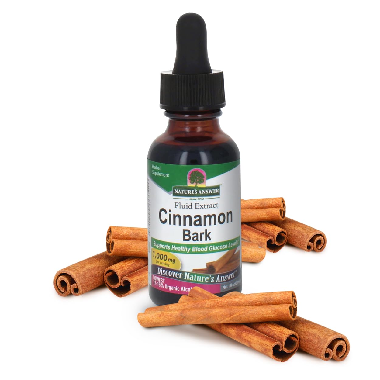 Nature's Answer Cinnamon Bark, 1-Fluid Ounce