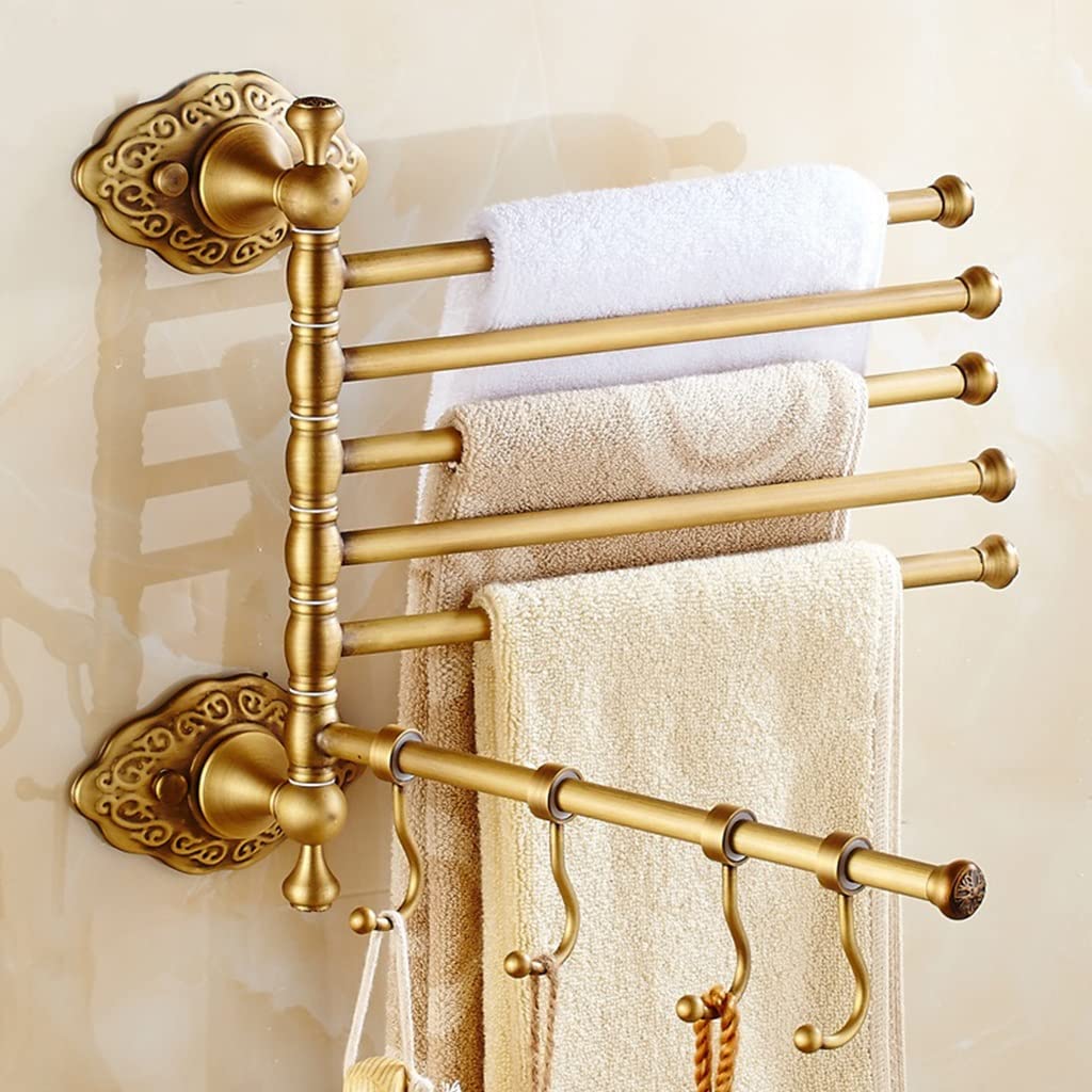 Amazon.com: Hand Towel Bar Rack, Bathroom Towel Holder, European-Style  Hotel/Home Bathroom Storage Towel Rack, All-Copper Bath Hotel/Home Bathroom  Storage Towel Rack, Thickened Hotel/Home Bathroom Stora/6 towel s : Home u0026  Kitchen