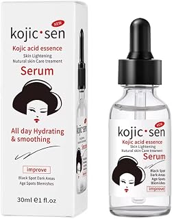 Kojic Acid Essence Serum for Radiant Complexion – Hydrating Facial Essence with Ceramide and Hyaluronic Acid – Reduces Dark Spots and Blemishes – 30ml
